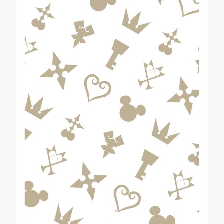 Golden Kingdom Hearts Symbols Tote Bag - Image 2