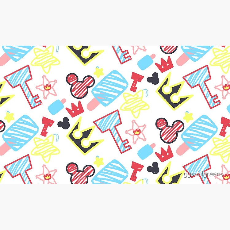 Kingdom Hearts Crayon Style Drawings Mug - Image 3
