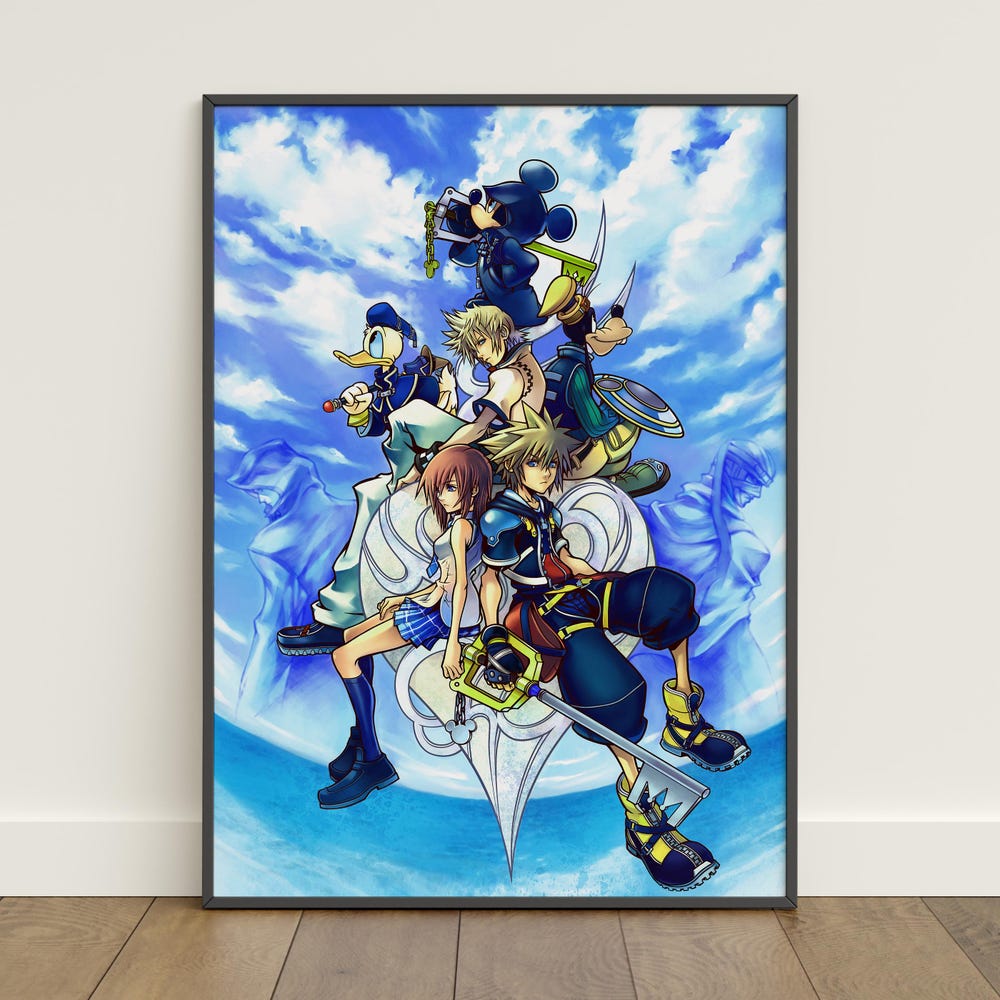 Kingdom Hearts Anime Wall Art