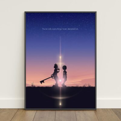 Kingdom Hearts Artistic Wall Art