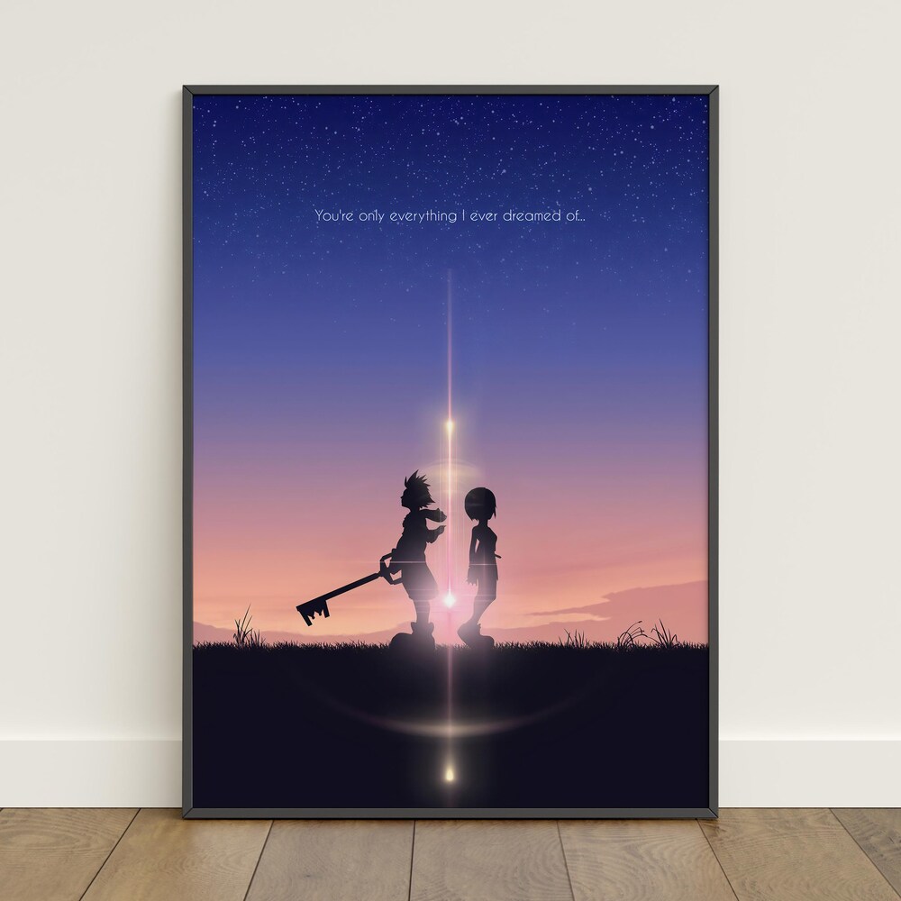 Kingdom Hearts Artistic Wall Art