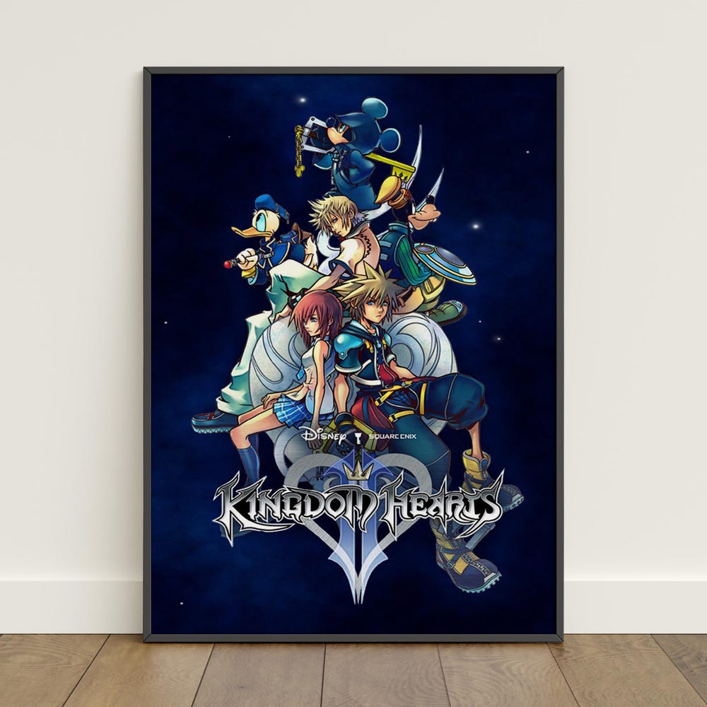 Kingdom Hearts Minimalist Wall Art