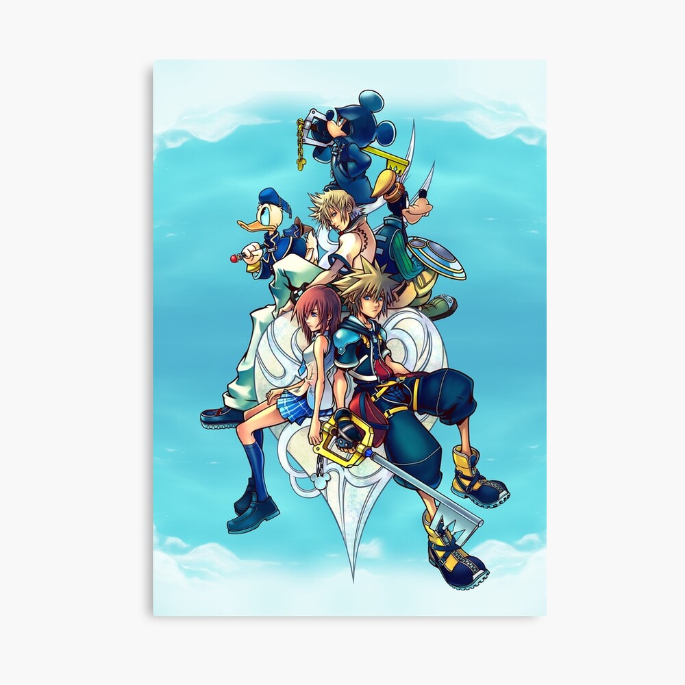 Heart Haato Kingdom Hearts Ii Sora And Kari Poster