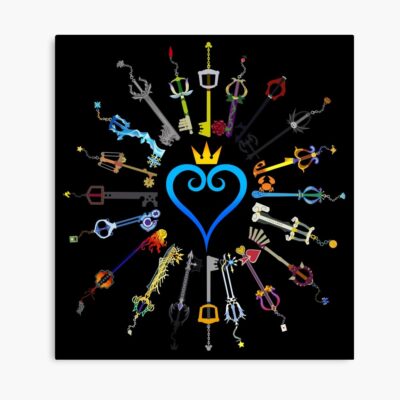 Kingdom Hearts Keyblades Poster