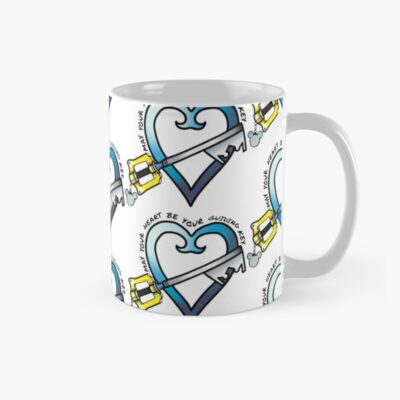 Kingdom Hearts Keyblade And Heart Mug