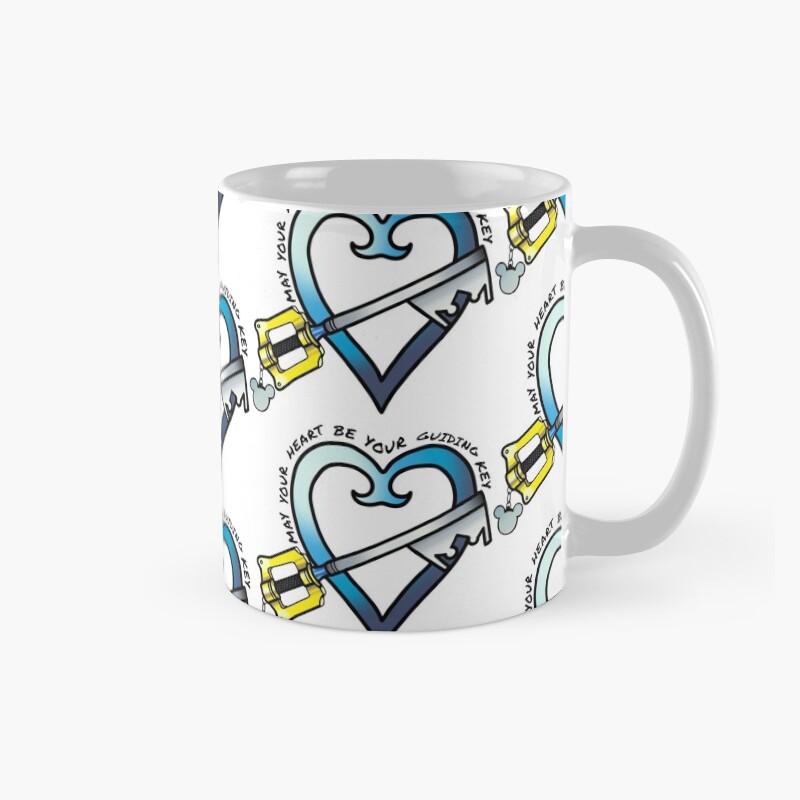 Kingdom Hearts Keyblade And Heart Mug