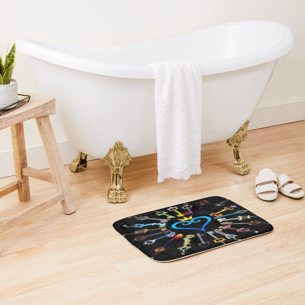 Kingdom Hearts Keyblades Bath Mat - Image 2