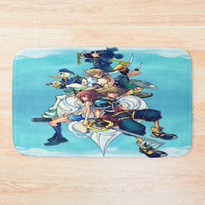 Heart Haato Kingdom Hearts Ii Sora And Kari Bath Mat