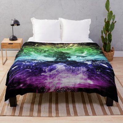 Kingdom Storm Rainbow Version Throw Blanket