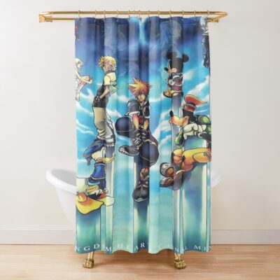 Kingdom Hearts 2 Final Shower Curtain