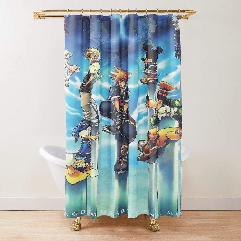 Kingdom Hearts 2 Final Shower Curtain