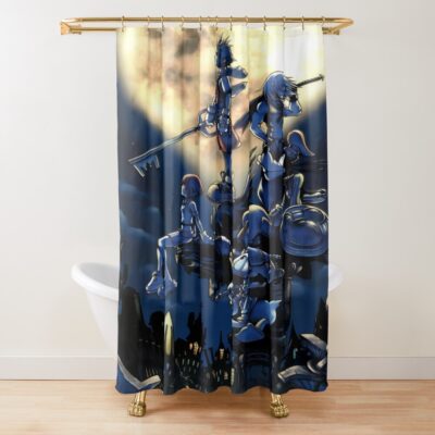 Kingdom Hearts Character Shower Curtain