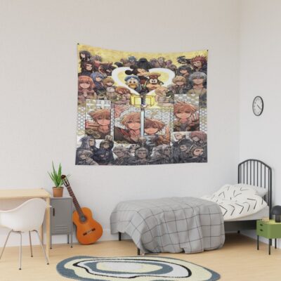 Kingdom Hearts 4 Cover Tapestry