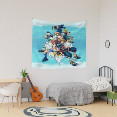 Heart Haato Kingdom Hearts Ii Sora And Kari Tapestry