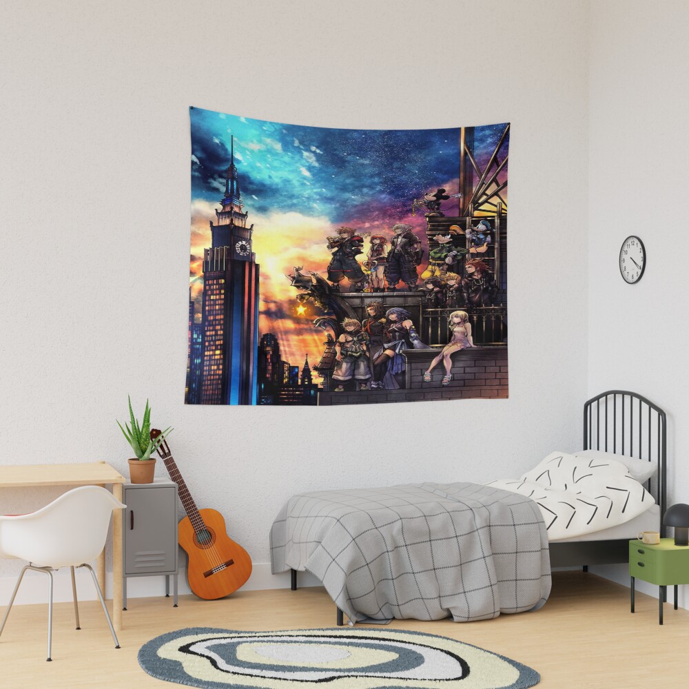 Kingdom Hearts 3 Cover Tapestry