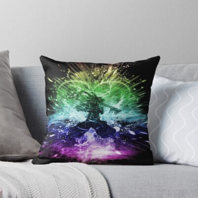 Kingdom Storm Rainbow Version Throw Pillow
