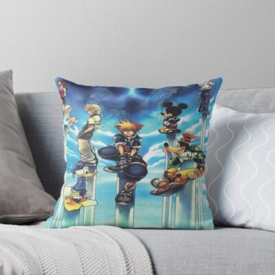 Kingdom Hearts 2 Final Throw Pillow